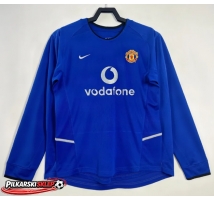 Manchester United 2002-2003 Koszulka Retro Trzecia Długi Rękaw