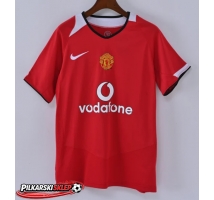 Manchester United 2004-2006 Koszulka Retro Podstawowa Krótki Rękaw