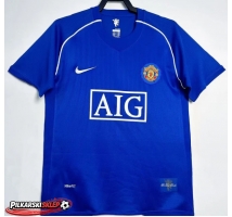 Manchester United 2007-2008 Bramkarskie Koszulka Retro Podstawowa Krótki Rękaw