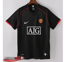 Manchester United 2007-2008 Koszulka Retro Wyjazdowa Krótki Rękaw
