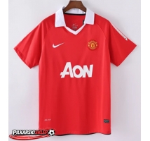 Manchester United 2010-2011 Koszulka Retro Podstawowa Krótki Rękaw