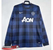 Manchester United 2013-2014 Koszulka Retro Wyjazdowa Długi Rękaw