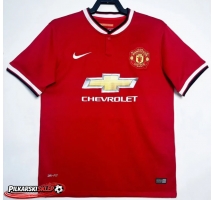 Manchester United 2014-2015 Koszulka Retro Podstawowa Krótki Rękaw