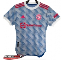 Manchester United 2021-2022 Koszulka Retro Wyjazdowa Krótki Rękaw