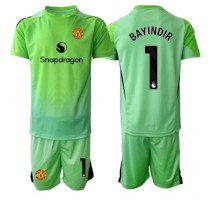 Manchester United Altay Bayindir #1 Bramkarskie Koszulka Trzecia dzieci 2025-26 Krótki Rękaw (+ krótkie spodenki)