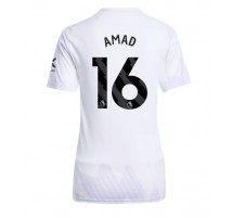 Manchester United Amad Diallo #16 Koszulka Wyjazdowa damskie 2025-26 Krótki Rękaw