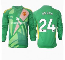 Manchester United Andre Onana #24 Bramkarskie Koszulka Trzecia 2024-25 Długi Rękaw
