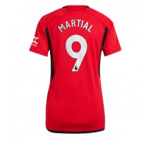 Manchester United Anthony Martial #9 Koszulka Podstawowa damskie 2023-24 Krótki Rękaw