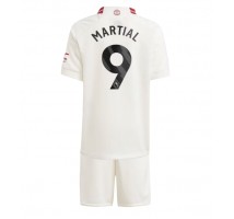 Manchester United Anthony Martial #9 Koszulka Trzecia dzieci 2023-24 Krótki Rękaw (+ krótkie spodenki)