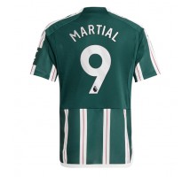 Manchester United Anthony Martial #9 Koszulka Wyjazdowa 2023-24 Krótki Rękaw