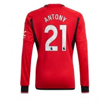 Manchester United Antony #21 Koszulka Podstawowa 2023-24 Długi Rękaw