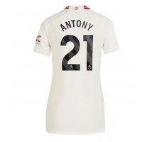 Manchester United Antony #21 Koszulka Trzecia damskie 2023-24 Krótki Rękaw