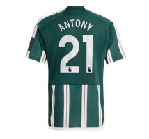 Manchester United Antony #21 Koszulka Wyjazdowa 2023-24 Krótki Rękaw