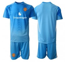 Manchester United Bramkarskie Koszulka Podstawowa dzieci 2025-26 Krótki Rękaw (+ krótkie spodenki)