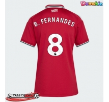 Manchester United Bruno Fernandes #8 Koszulka Podstawowa damskie 2026-27 Krótki Rękaw