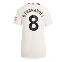 Manchester United Bruno Fernandes #8 Koszulka Trzecia damskie 2023-24 Krótki Rękaw