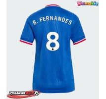 Manchester United Bruno Fernandes #8 Koszulka Wyjazdowa damskie 2026-27 Krótki Rękaw