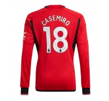 Manchester United Casemiro #18 Koszulka Podstawowa 2023-24 Długi Rękaw