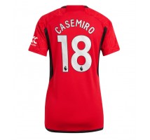 Manchester United Casemiro #18 Koszulka Podstawowa damskie 2023-24 Krótki Rękaw