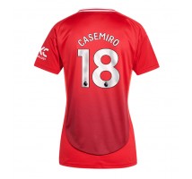 Manchester United Casemiro #18 Koszulka Podstawowa damskie 2024-25 Krótki Rękaw