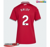 Manchester United Diogo Dalot #2 Koszulka Podstawowa damskie 2026-27 Krótki Rękaw