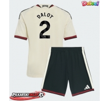 Manchester United Diogo Dalot #2 Koszulka Trzecia dzieci 2026-27 Krótki Rękaw (+ krótkie spodenki)
