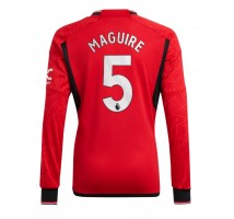 Manchester United Harry Maguire #5 Koszulka Podstawowa 2023-24 Długi Rękaw