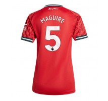 Manchester United Harry Maguire #5 Koszulka Podstawowa damskie 2025-26 Krótki Rękaw