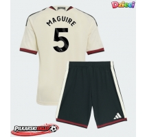 Manchester United Harry Maguire #5 Koszulka Trzecia dzieci 2026-27 Krótki Rękaw (+ krótkie spodenki)