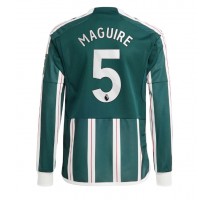 Manchester United Harry Maguire #5 Koszulka Wyjazdowa 2023-24 Długi Rękaw