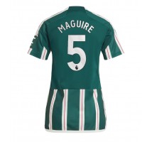 Manchester United Harry Maguire #5 Koszulka Wyjazdowa damskie 2023-24 Krótki Rękaw