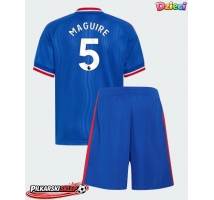 Manchester United Harry Maguire #5 Koszulka Wyjazdowa dzieci 2026-27 Krótki Rękaw (+ krótkie spodenki)