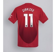 Manchester United Joshua Zirkzee #11 Koszulka Podstawowa 2024-25 Krótki Rękaw