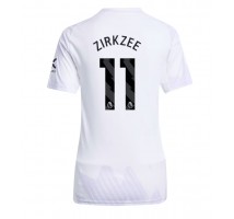 Manchester United Joshua Zirkzee #11 Koszulka Wyjazdowa damskie 2025-26 Krótki Rękaw