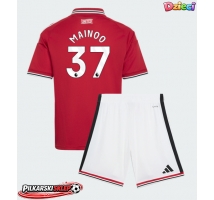 Manchester United Kobbie Mainoo #37 Koszulka Podstawowa dzieci 2026-27 Krótki Rękaw (+ krótkie spodenki)