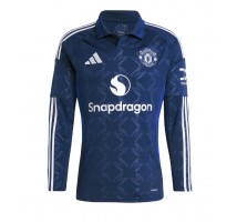 Manchester United Koszulka Wyjazdowa 2024-25 Długi Rękaw