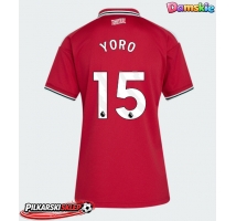 Manchester United Leny Yoro #15 Koszulka Podstawowa damskie 2026-27 Krótki Rękaw