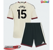 Manchester United Leny Yoro #15 Koszulka Trzecia dzieci 2026-27 Krótki Rękaw (+ krótkie spodenki)