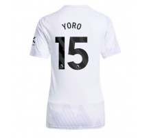 Manchester United Leny Yoro #15 Koszulka Wyjazdowa damskie 2025-26 Krótki Rękaw