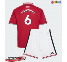 Manchester United Lisandro Martinez #6 Koszulka Podstawowa dzieci 2026-27 Krótki Rękaw (+ krótkie spodenki)