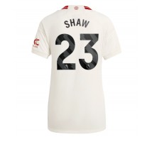 Manchester United Luke Shaw #23 Koszulka Trzecia damskie 2023-24 Krótki Rękaw