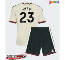 Manchester United Luke Shaw #23 Koszulka Trzecia dzieci 2026-27 Krótki Rękaw (+ krótkie spodenki)
