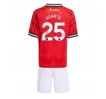 Manchester United Manuel Ugarte #25 Koszulka Podstawowa dzieci 2025-26 Krótki Rękaw (+ krótkie spodenki)