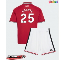 Manchester United Manuel Ugarte #25 Koszulka Podstawowa dzieci 2026-27 Krótki Rękaw (+ krótkie spodenki)