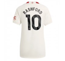 Manchester United Marcus Rashford #10 Koszulka Trzecia damskie 2023-24 Krótki Rękaw