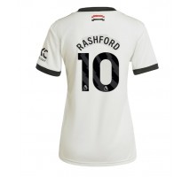 Manchester United Marcus Rashford #10 Koszulka Trzecia damskie 2024-25 Krótki Rękaw