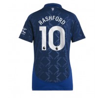 Manchester United Marcus Rashford #10 Koszulka Wyjazdowa damskie 2024-25 Krótki Rękaw