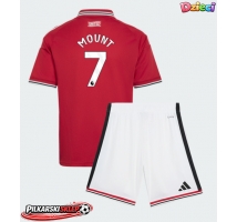 Manchester United Mason Mount #7 Koszulka Podstawowa dzieci 2026-27 Krótki Rękaw (+ krótkie spodenki)