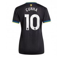 Manchester United Matheus Cunha #10 Koszulka Trzecia damskie 2025-26 Krótki Rękaw