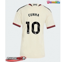 Manchester United Matheus Cunha #10 Koszulka Trzecia damskie 2026-27 Krótki Rękaw